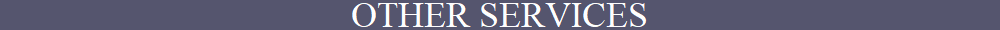 OTHER SERVICES